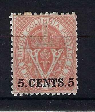 Image of Canada-British Columbia & Vancouver Is SG 23 MM British Commonwealth Stamp